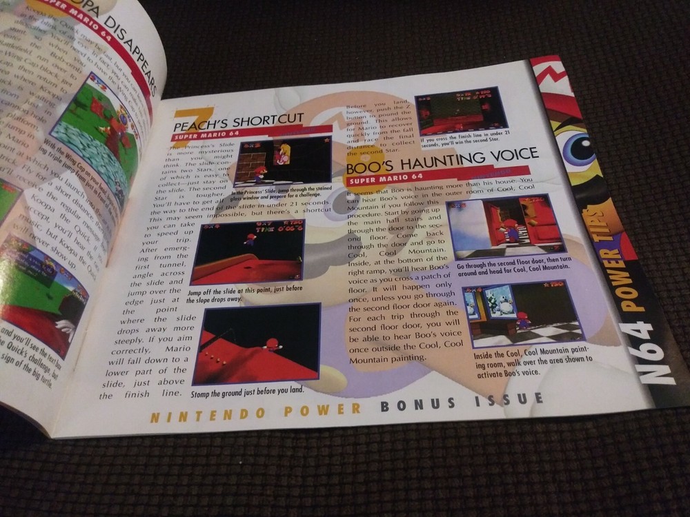 N64 Power Tips Nintendo Power Bonus Issue Strategy Guide