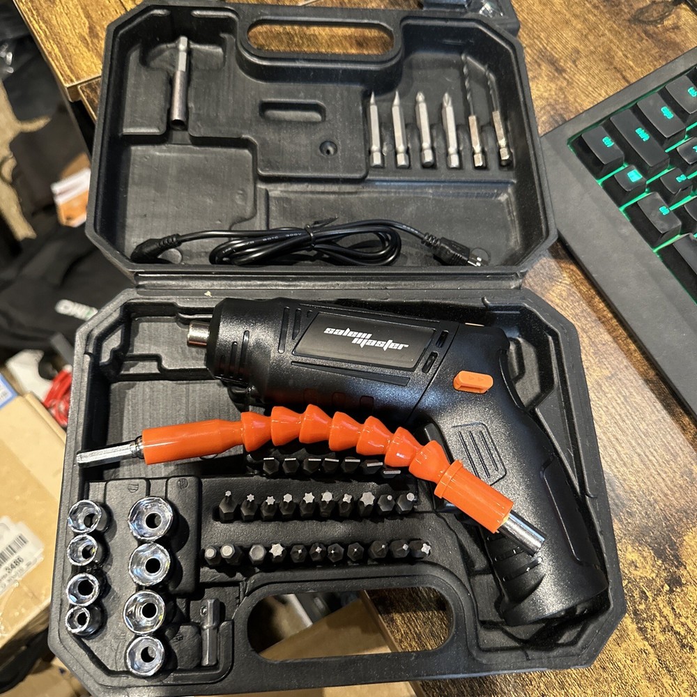 Salem Master Cordless Screwdriver KIT NEW 4.2V