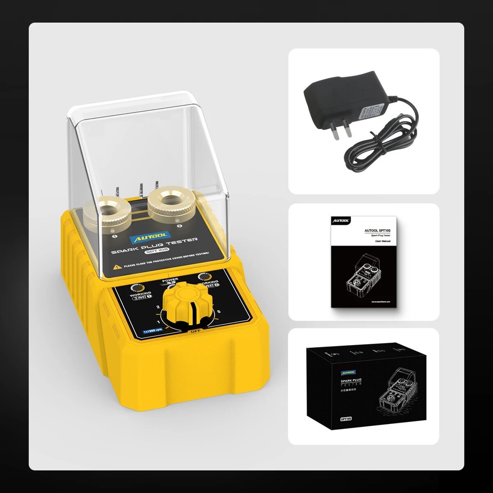 Car Spark Plug Tester adjustable height dual hole detector ignition pluganalyzer