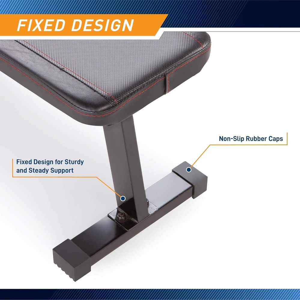Durable Weight Training Bench for Ab Exercises, Max Capacity 600 Pounds