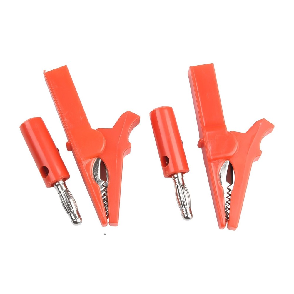 Electrical Testing Kit 4 Pair For Alligator Clips with Banana Connectors