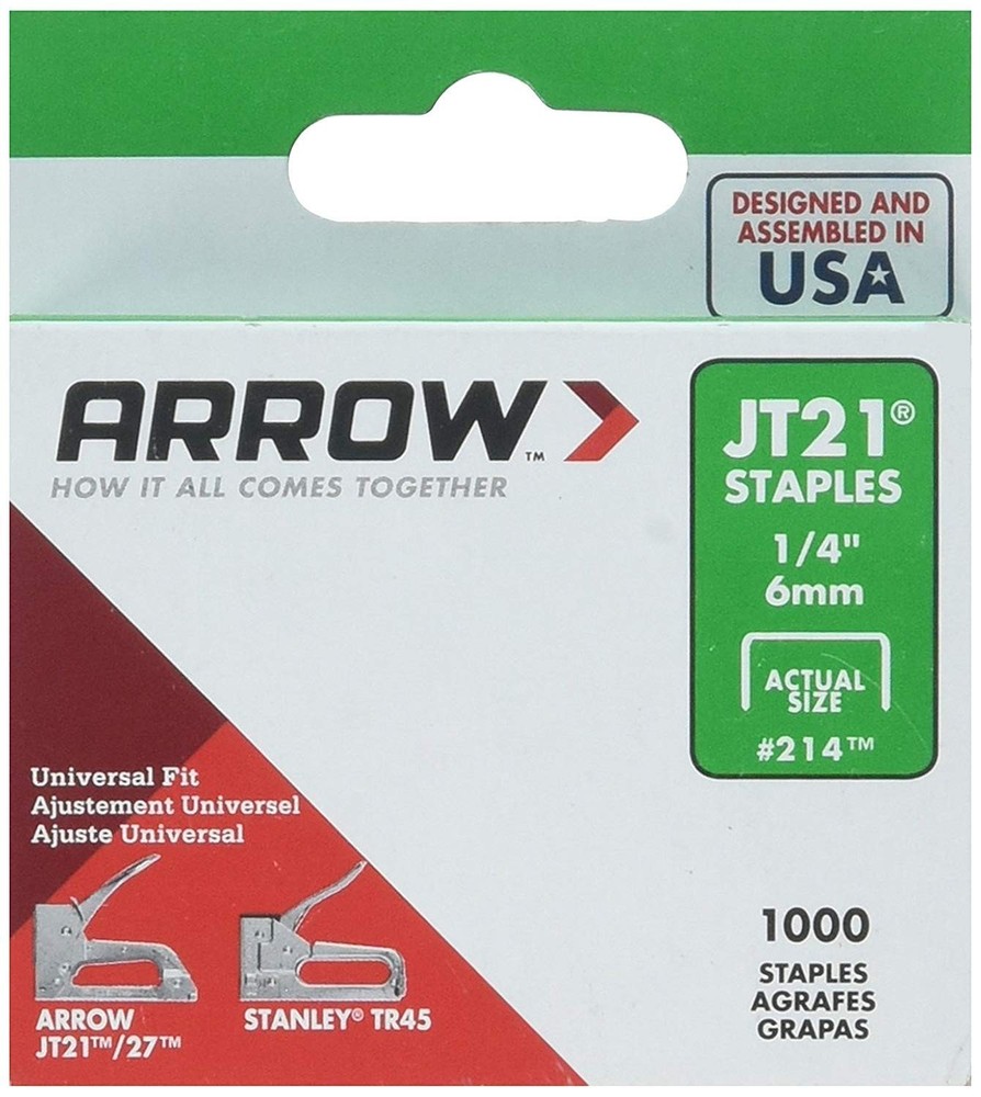 STAPLE JT21 1/4" 1000PK