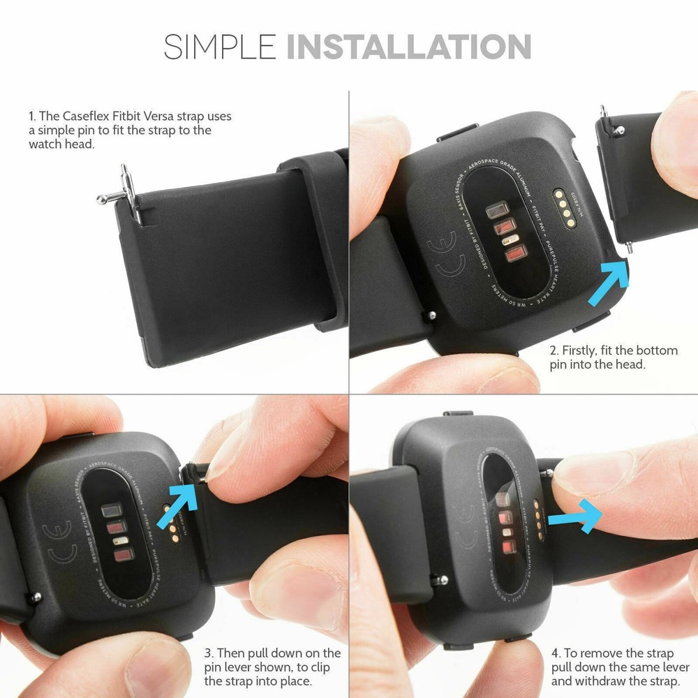 Original Fitbit Versa 2/ Versa Lite/ Versa1 Replacement Strap Wristband L Sizes