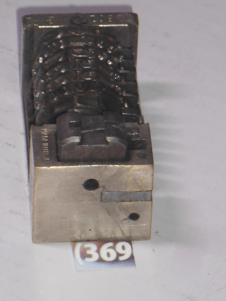 WMA Letterpress Numbering machine | 369