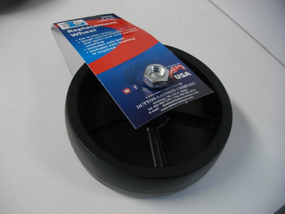 Dutton-Lainson 6806 Trailer Jack 6" Replacement Wheel