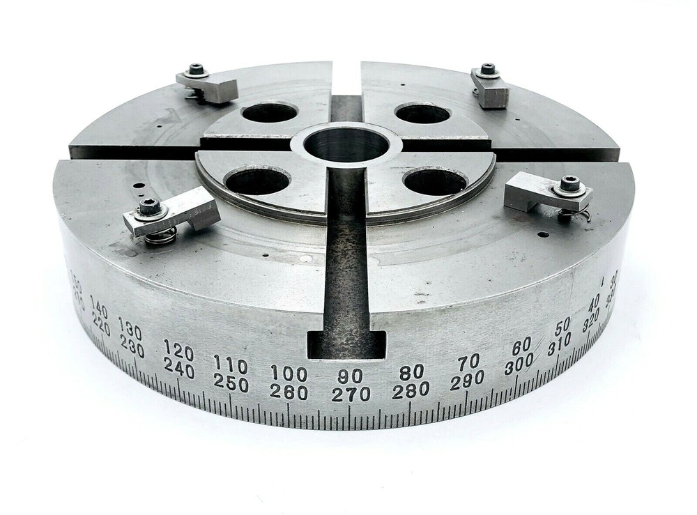 8” INDEXING ROTARY T-SLOTTED TABLE WHEEL 360-Degrees (Clock & Counterclock)