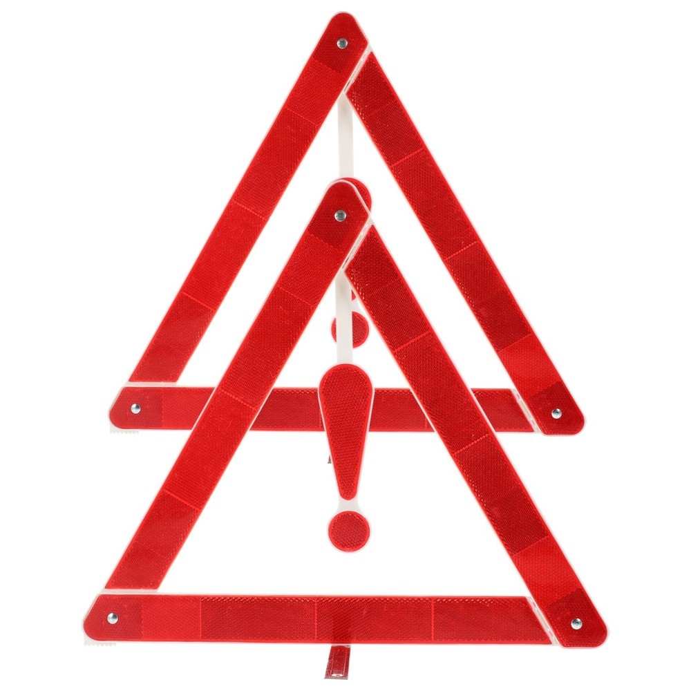 2PCS Reflective Warning Sign Foldable Triangle Car Hazard Breakdown Car Motor