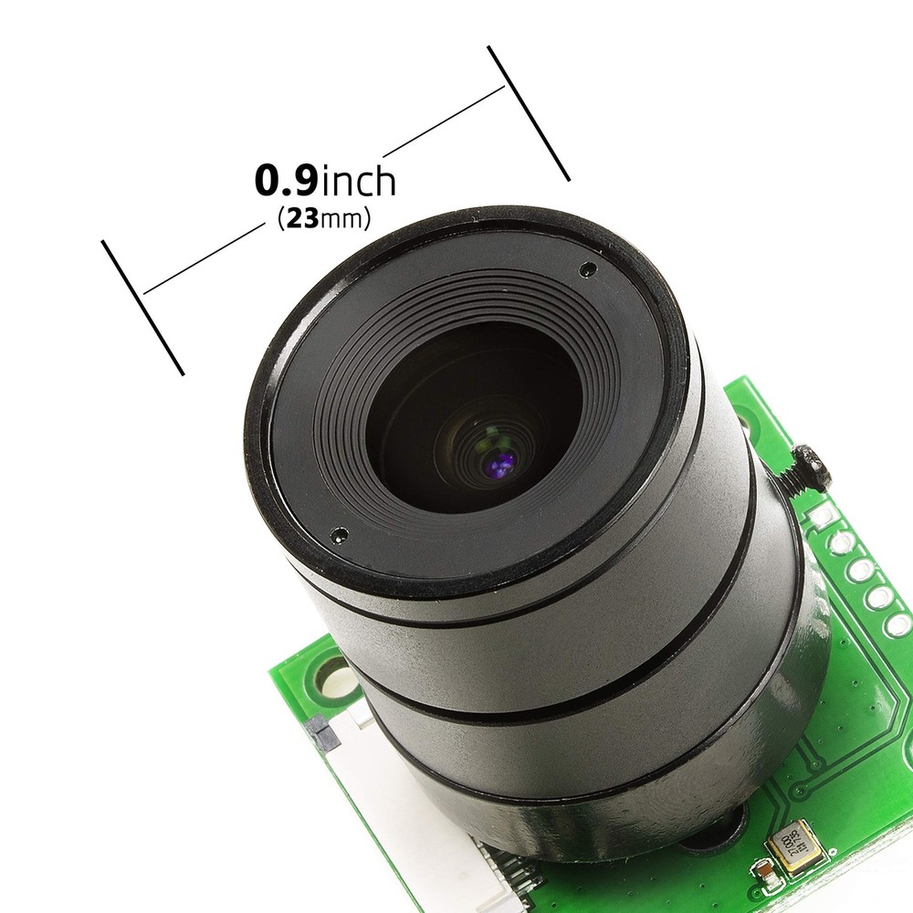 Raspberry Pi 5 Camera Module Interchangeable CS Mount Lens 5MP OV5647 1080P