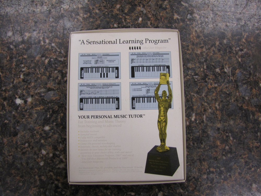 PRACTICA MUSICA Learning Piano Keyboard by ARS NOVA Software MACINTOSH CIB- MINT