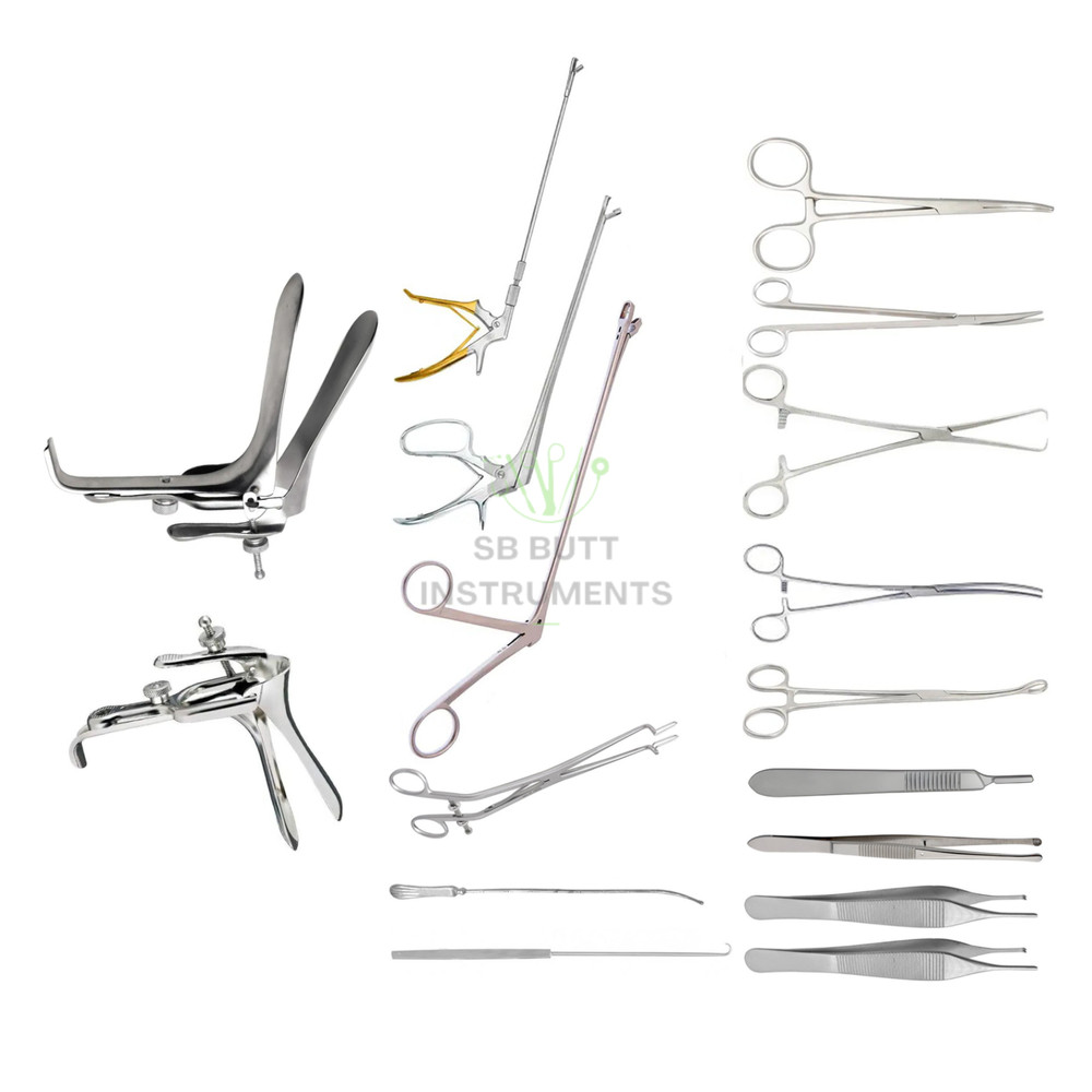 Colposcopy Instrument Tray Set - 17 pieces