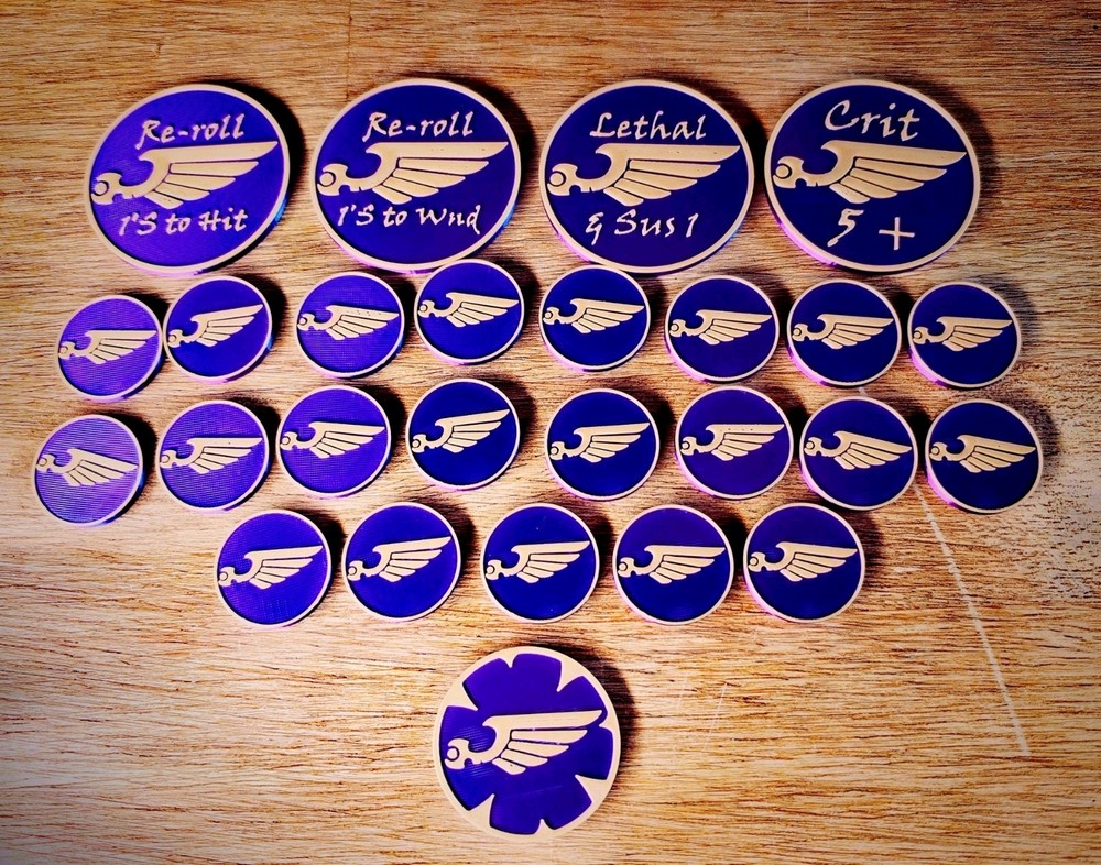 Emperors Children detachment ability token set. Pact and poison