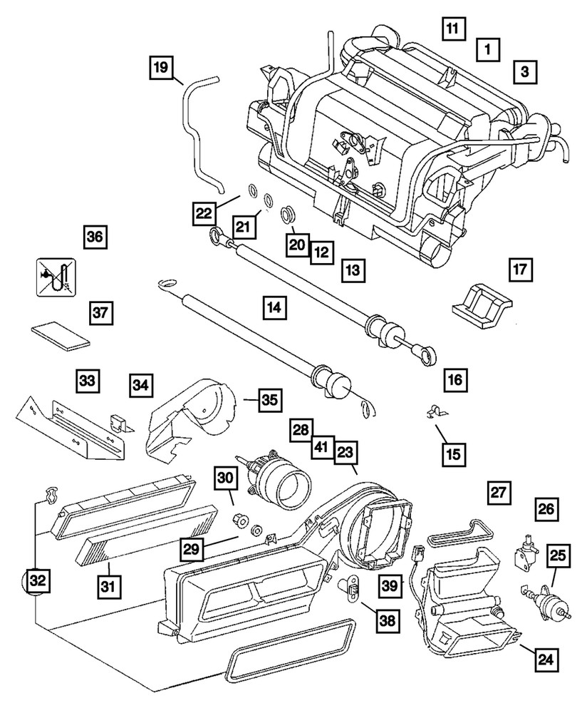 Genuine Mopar Blower Motor Resistor 5103766AA