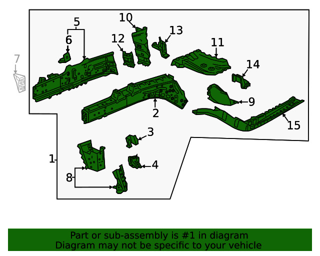 Genuine GM Rail Assembly 26391716