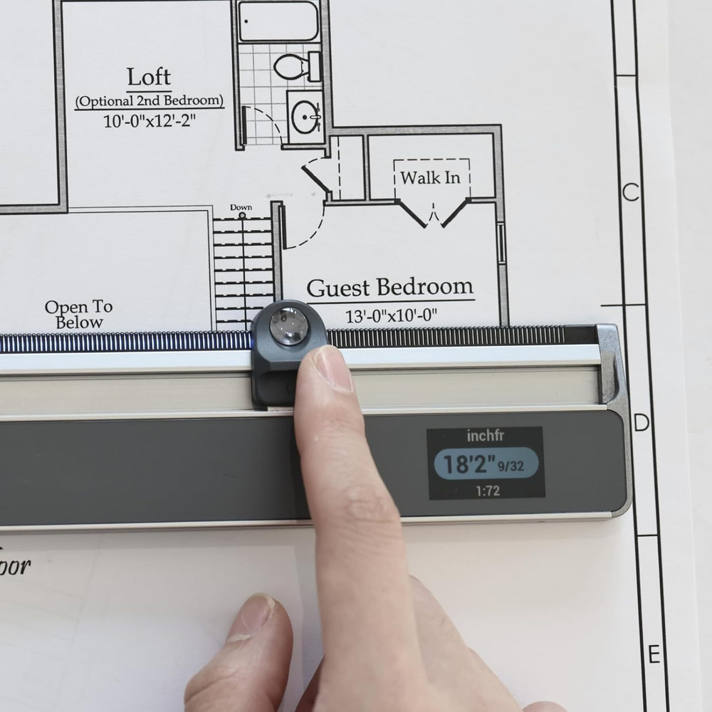 Neoruler 12" Digital Scale Ruler & Reading Kit - Smart Measuring Bundle