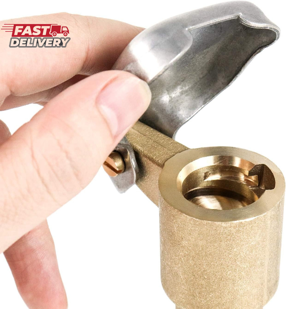 QWORK Quick Coupling Valve Key Set, 3/4-Inch Brass Quick Coupler Valves, Irrigat