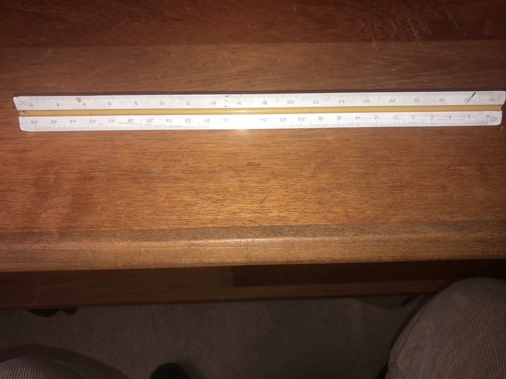 Vintage Enginer Ruler Engine Divided Denmark