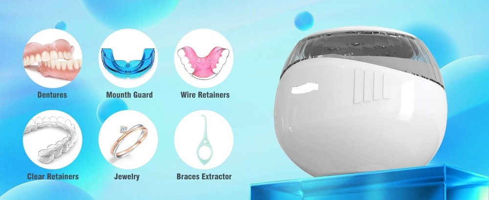 Multi Function Ultrasonic UV Cleaner Machine for Dentures