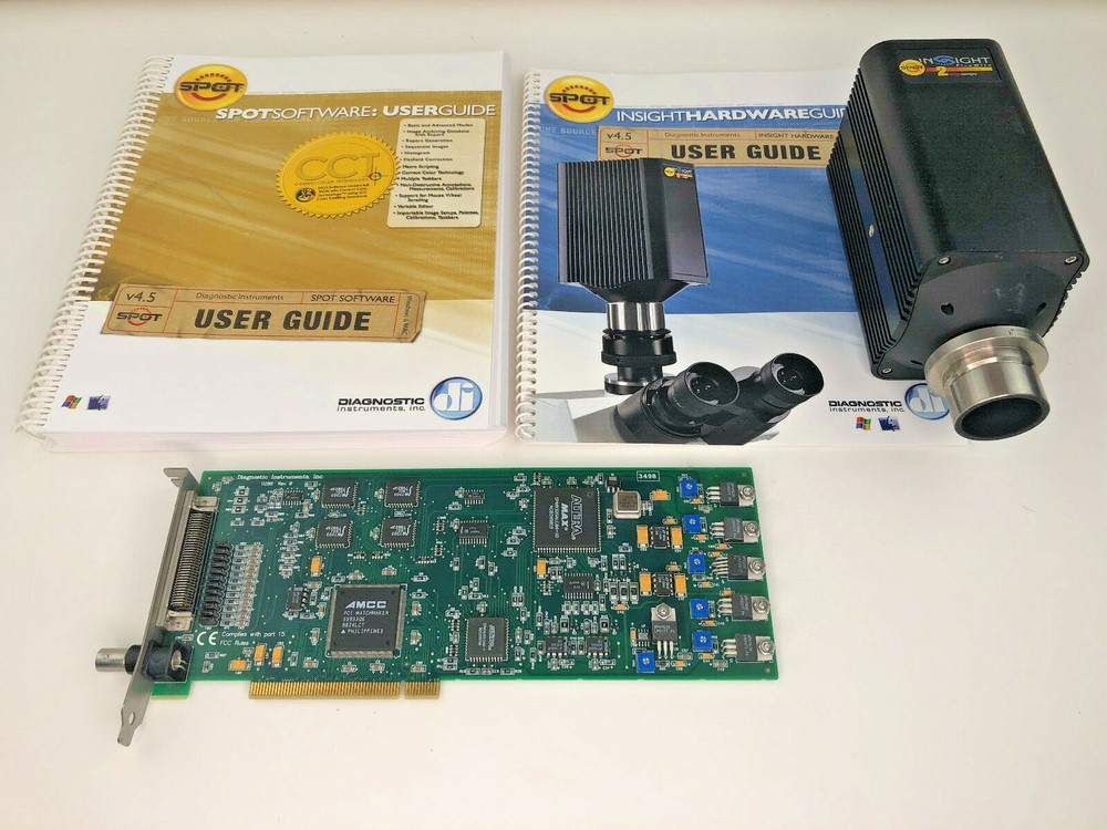 Diagnostics Instruments Spot Insight 18.2 Camera w. adaptor, software & PC board