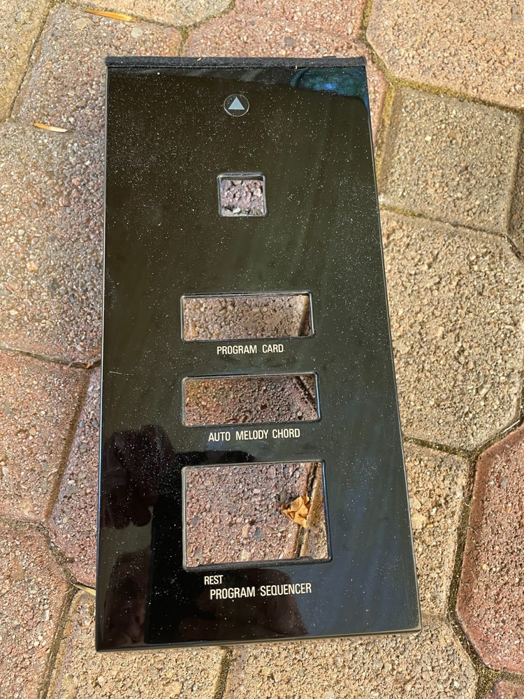Kawai Keyboard Face panel, 1980s SR models