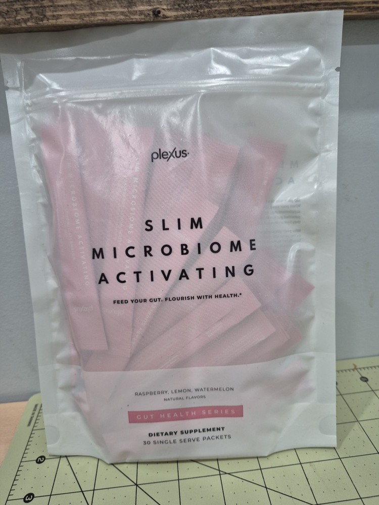 Plexus SLIM 30 Microbiome Activating Packets Raspberry Lemon Watermelon 08/27 A6