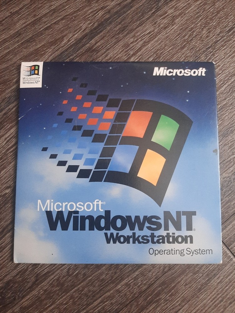Microsoft Windows NT Workstation OS Operating System V4.0 - Retail CD install
