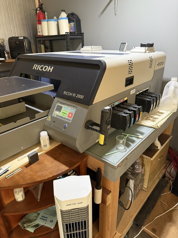 Ricoh Ri 2000 DTG Printer Used Garment Printer