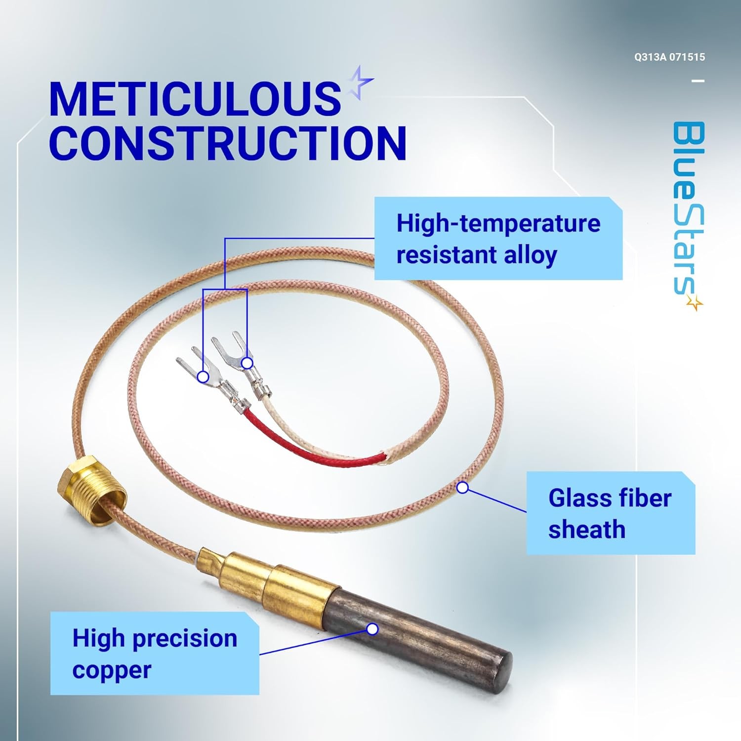 For Migali/Atosa FRYER THERMOPILE 24" 60cm Part# 301030006 High Quality US Stock