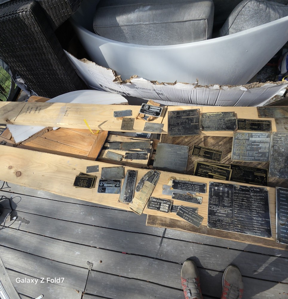 WWll Vehicle Data Plates US & FOREIGN