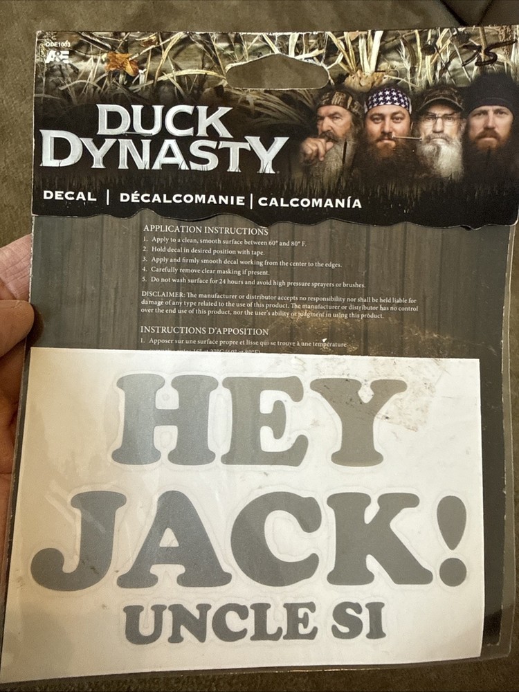 Duck Dynasty Window Decal “Hey Jack”
