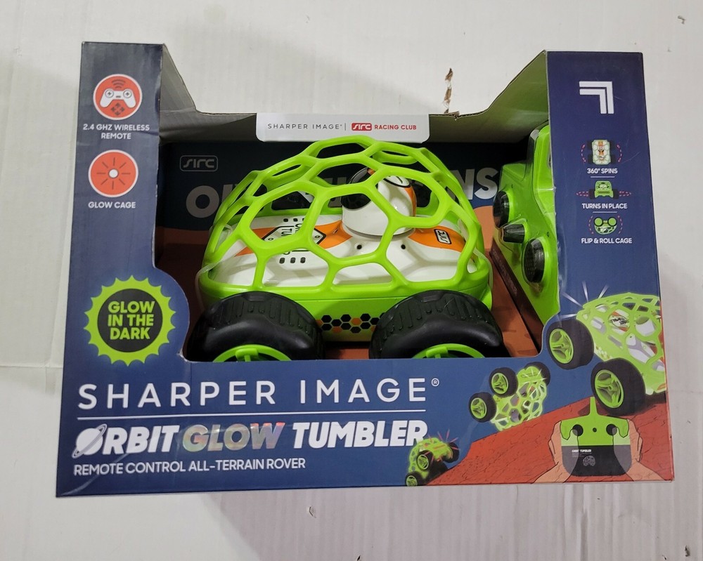 Sharper Image Orbit Glow Tumbler - Remote Control- New