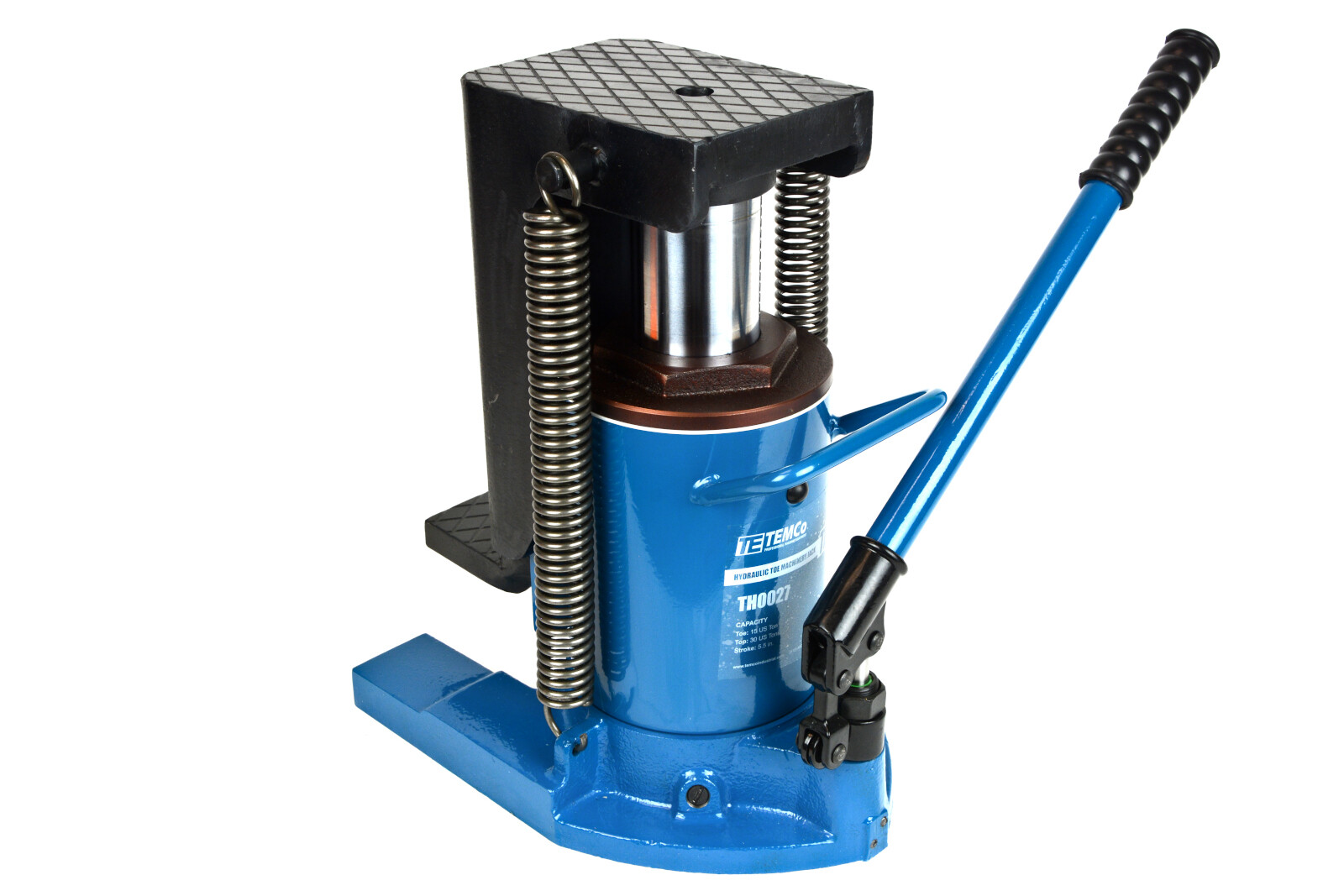 TEMCo Hydraulic Machine Toe Jack Lift 15 / 30 TON Track 5 YEAR Warranty