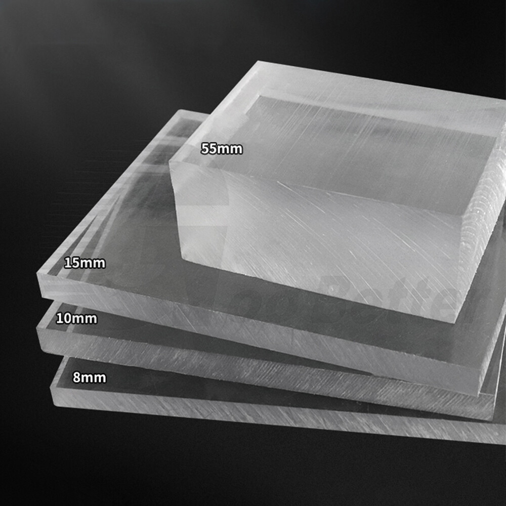 Clear Polycarbonate PC Sheet Solid Plastic Plate Greenhouse Panels 2-10mm Thick
