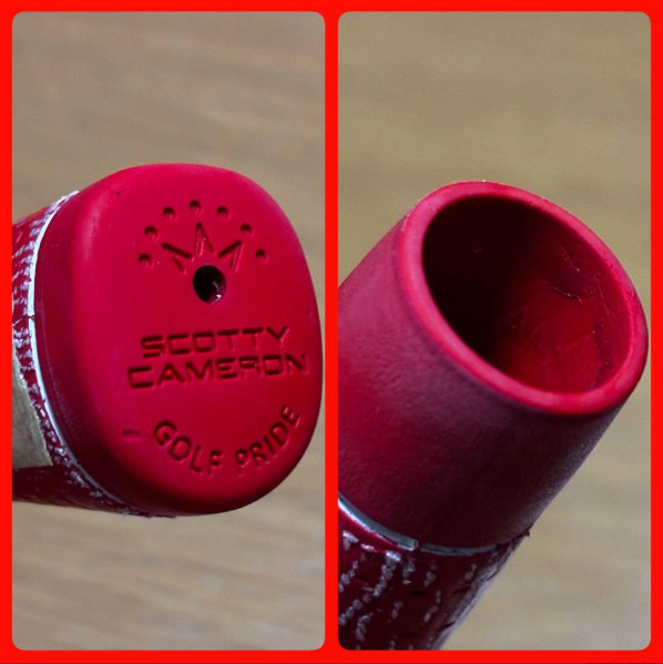 Rare Scotty Cameron Dancing Full Cord Putter Grip Red Studio Select Pull-out