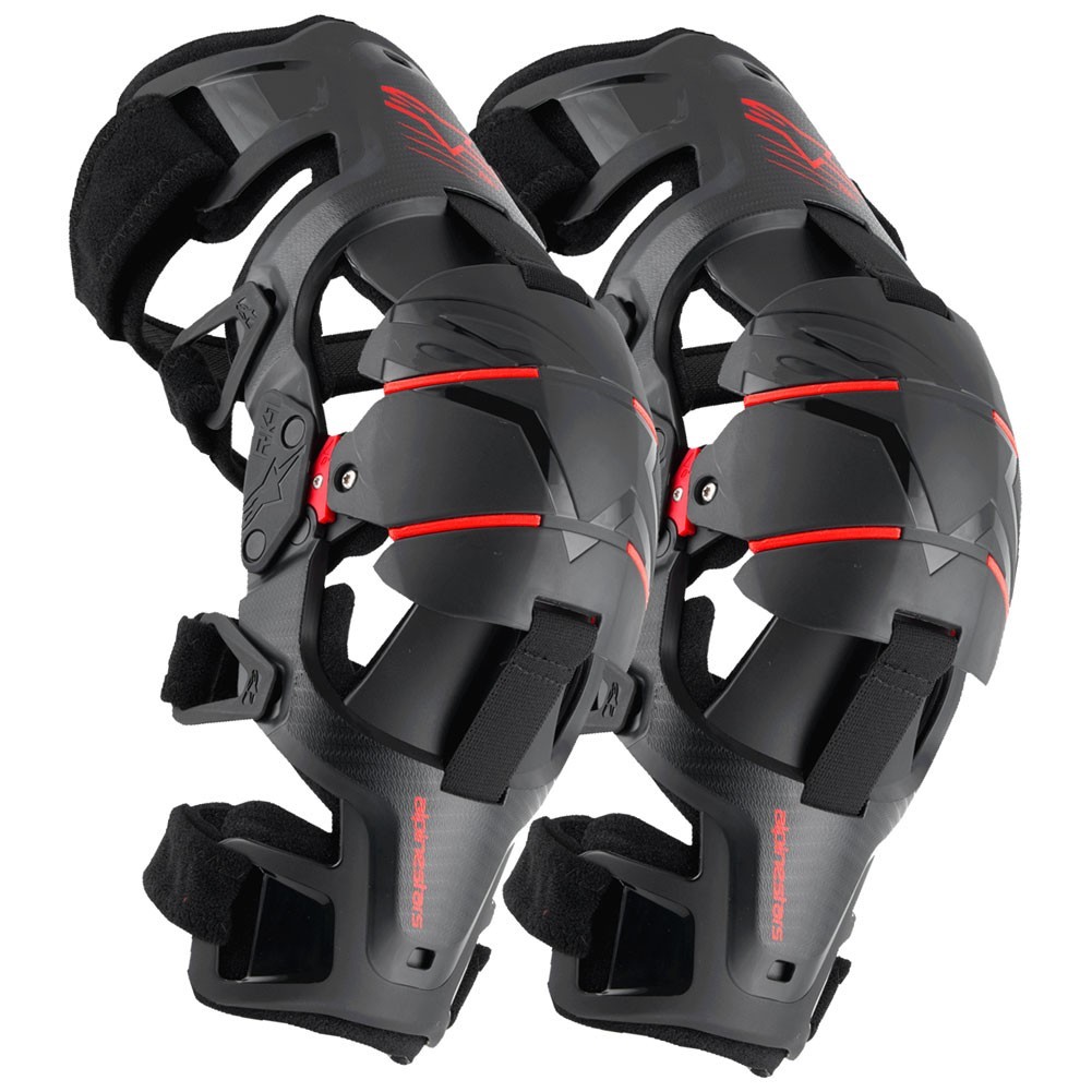 Alpinestars RK-1 Plasma Knee Brace, Black and Red Size Small/Medium