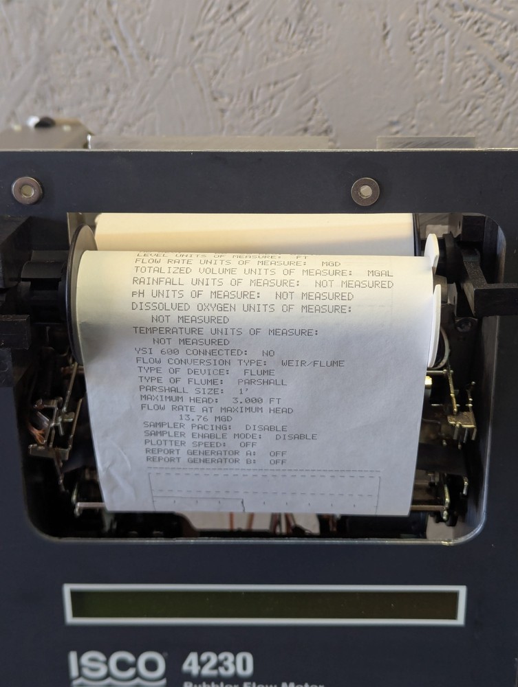 ISCO 4230 Bubbler Flow Meter Flowmeter without Case