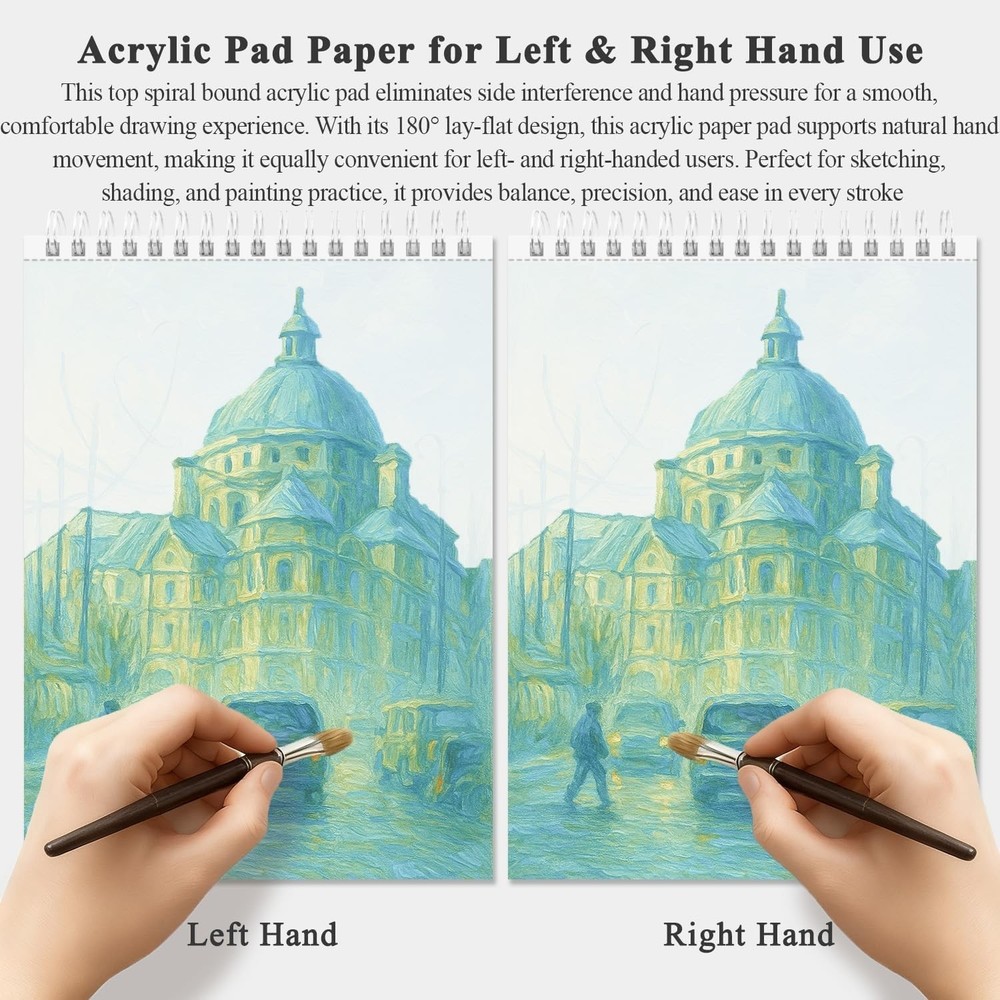 Acrylic Paper Pad for Layered Techniques, 20 Sheets