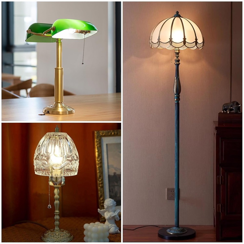 Pull Chain Light Socket Replacement,E26 Standard Screw Lamp Socket,Bulb Socket w