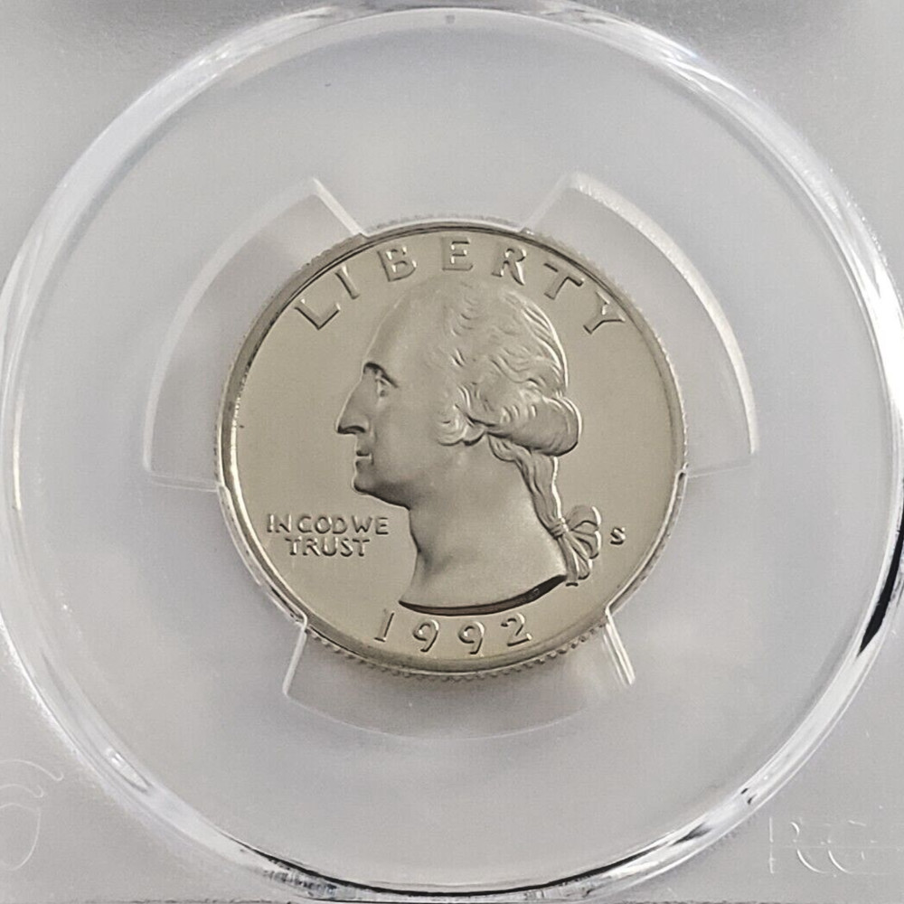 1992-S Washington Proof Quarter - PCGS PR69DCAM - Nice! 7877