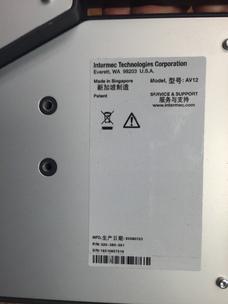 Intermec AV12 Cradle