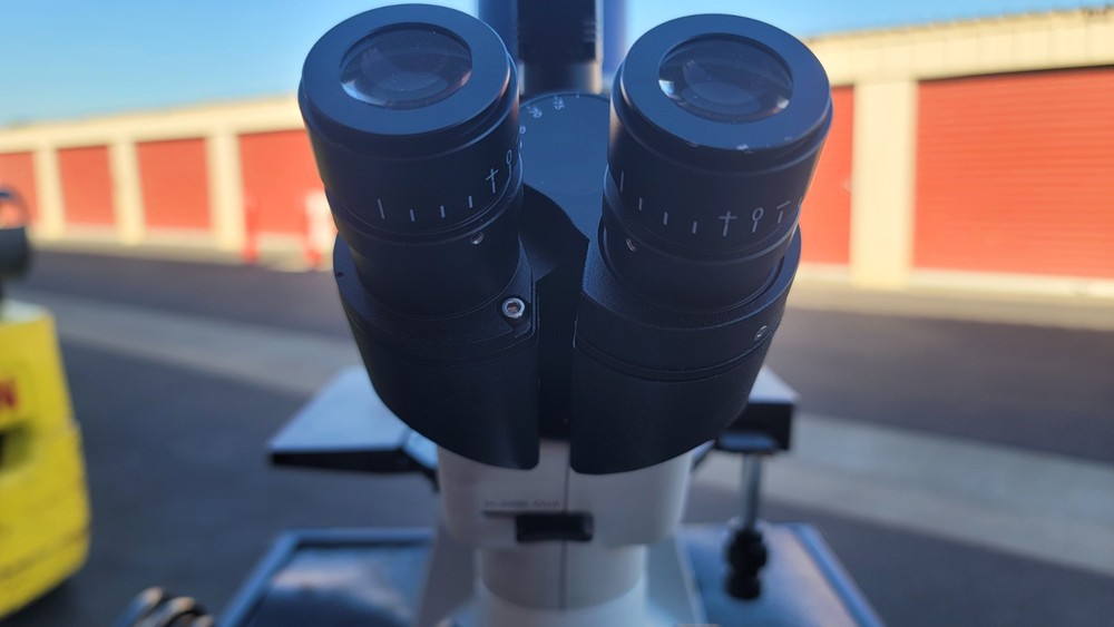 Accu-Scope EXI-310 Inverted Fluorescent Trinocular Microscope