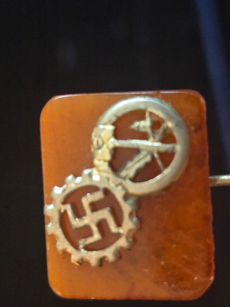Bakelite Gold Stickpin GERMANY 1930'S Rare