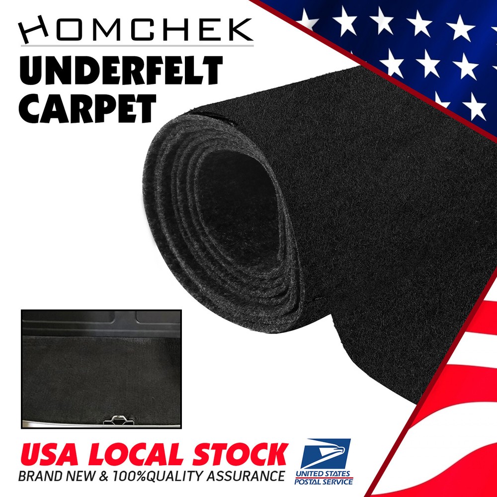 79"x59" Thick Auto Van Carpet Under-felt Trunk Boot Lining Felt Boat Deck Redo