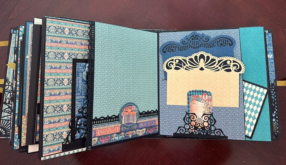 Handmade Album Using Graphic 45 Midnight Masquerade