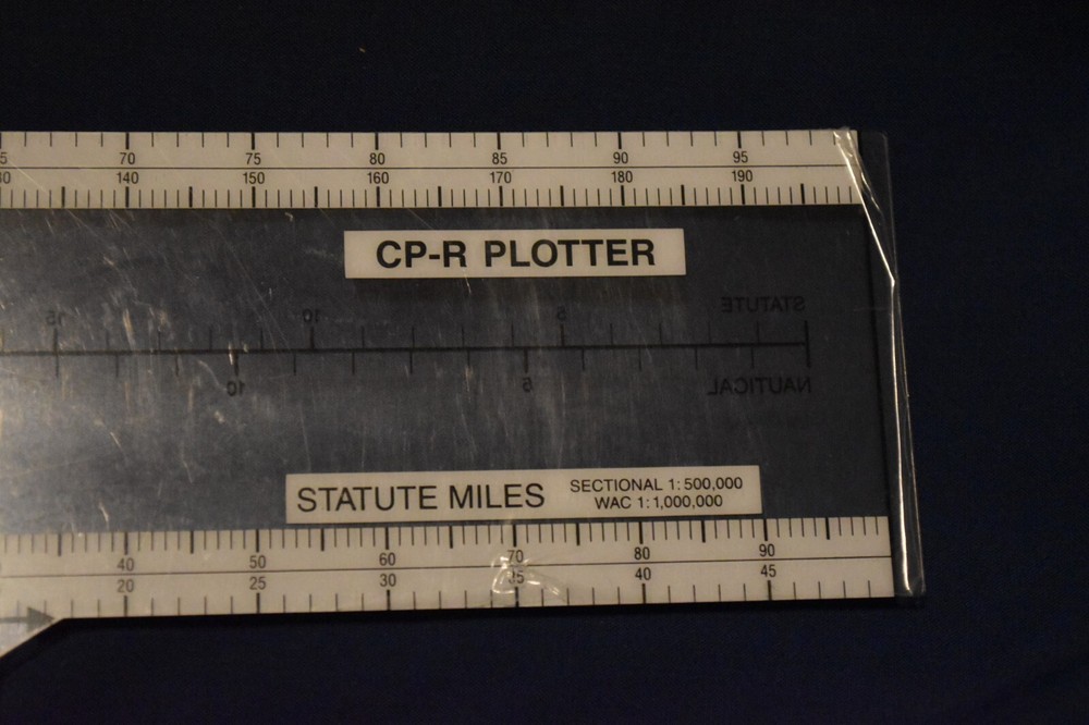 ASA Publications CP-R Rotatable Navigation Plotter Clear Plastic