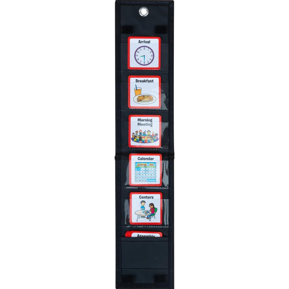 Individual Student Visual Schedule 1 Holder 55 Cards Classroom Routine