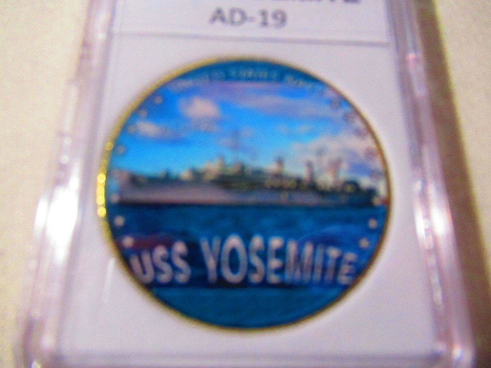 US NAVY - USS Yosemite (AD-19) Challenge Coin