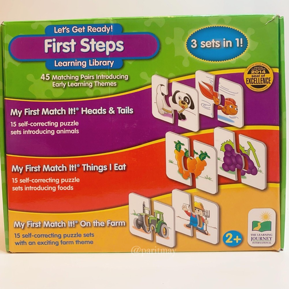Let's Get ready! First Steps Learning Library COLLECTION Box Set (3 Sets in 1)