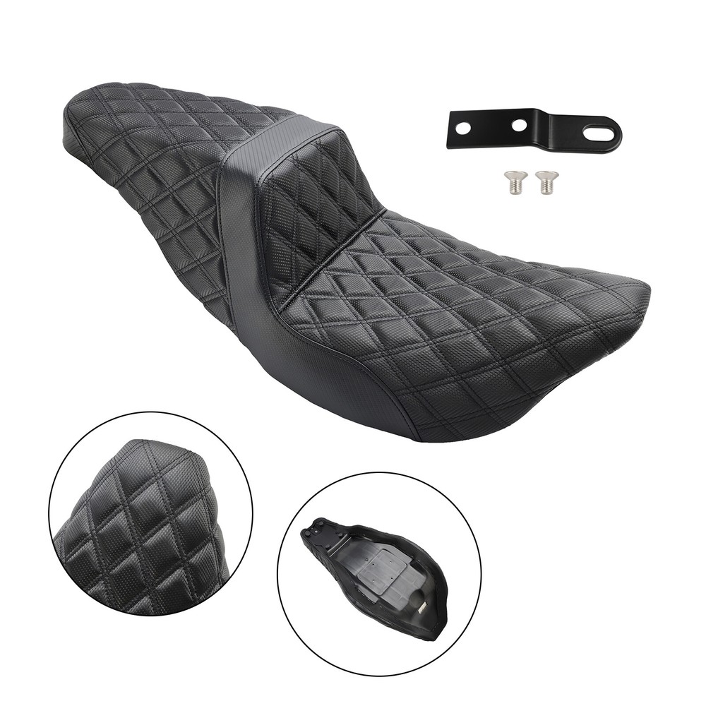 Replace Front Rear Driver Passenger Seat Black For Fl Touring Models 2008-202