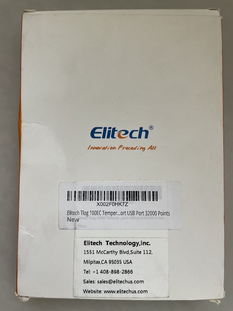 Elitech Tlog 100EC Temperature Data Logger Ultra-Low Temperature Recorder PFD
