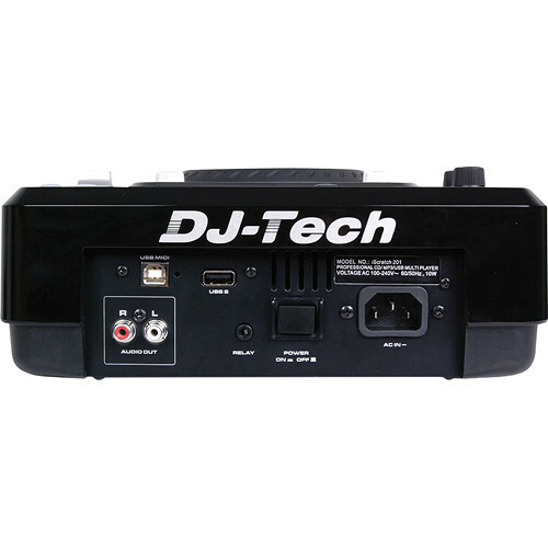 DJ Tech - iScratch201 - Pro DJ Controller CD MP3 USB Multi-Player